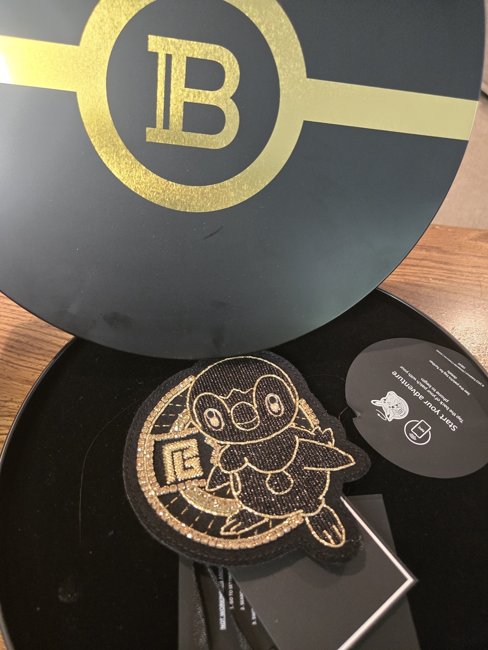 Balmain Pokemon Piplup Embroidered Patch